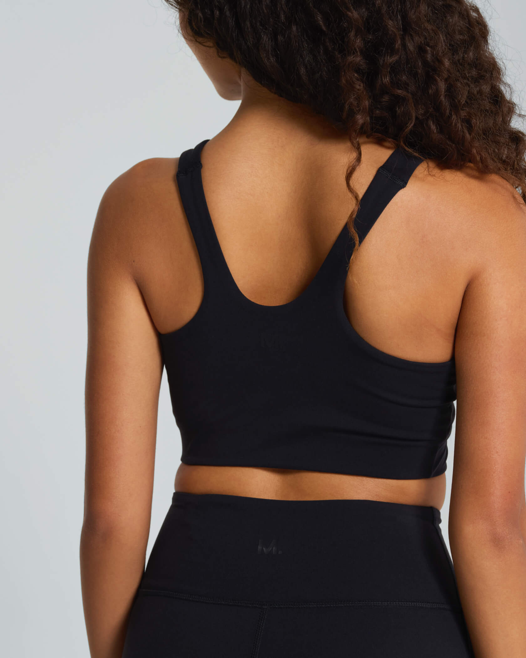 Women's Studio High Neck Bra |Black| back