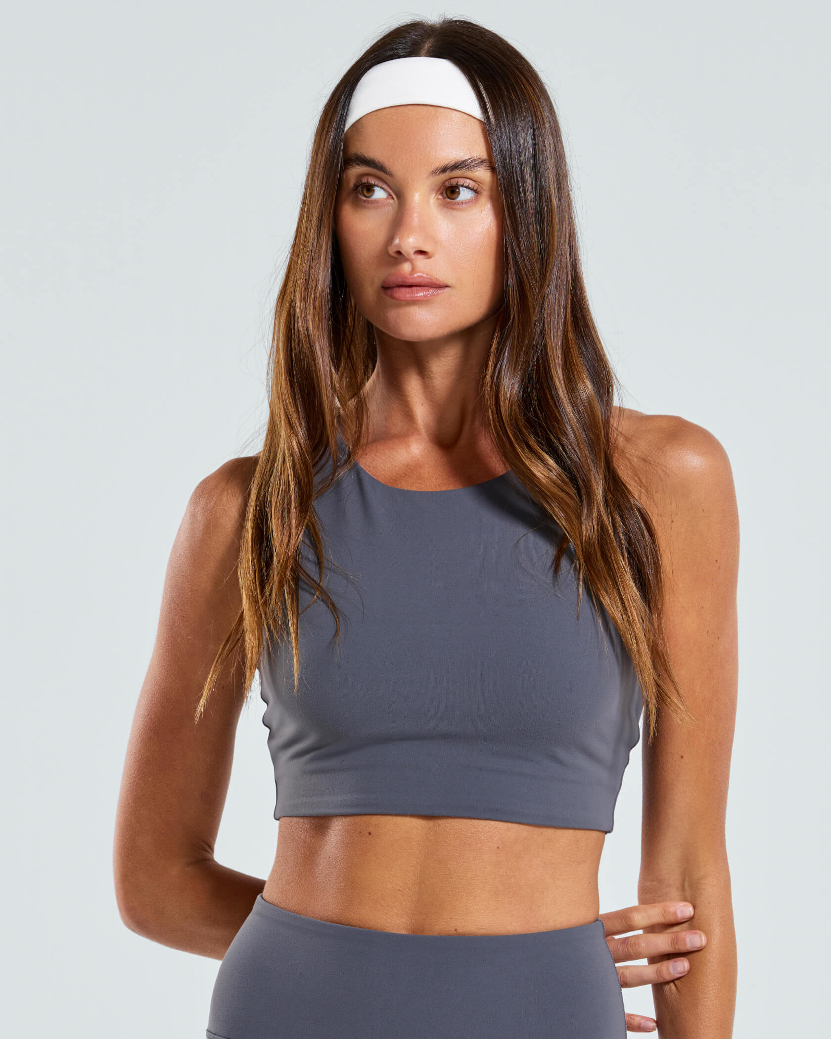 Women's Studio High Neck Bra |Magnet| hover