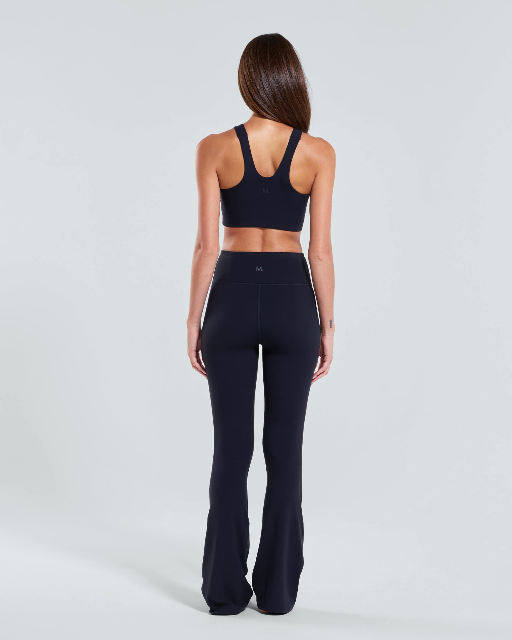 Women's Studio Wide Leg Leggings |Black| back