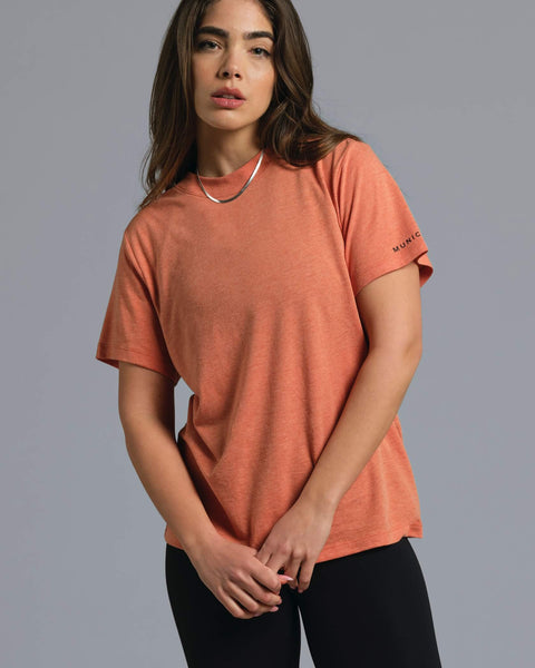 Women's SuperBlend T-Shirt in Rust | MUNICIPAL