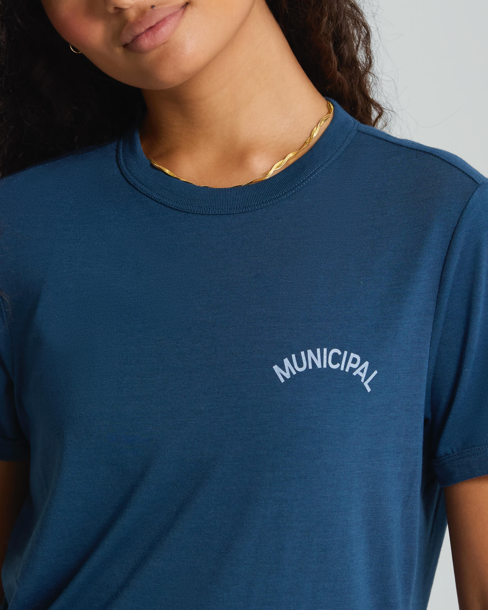 Women's Tomboy T-Shirt |Blue Wing| logo