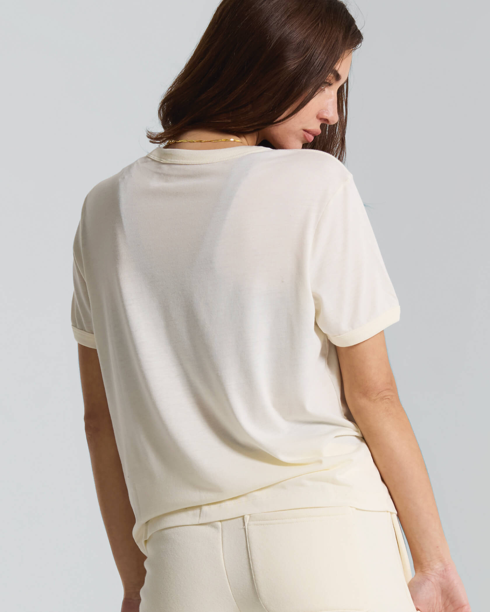 Women's Tomboy T-Shirt |Natural| back