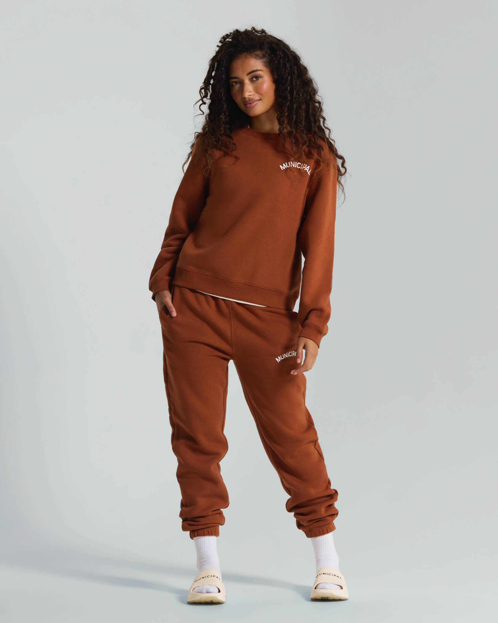 Women's Varsity Crew |Toffee| outfit