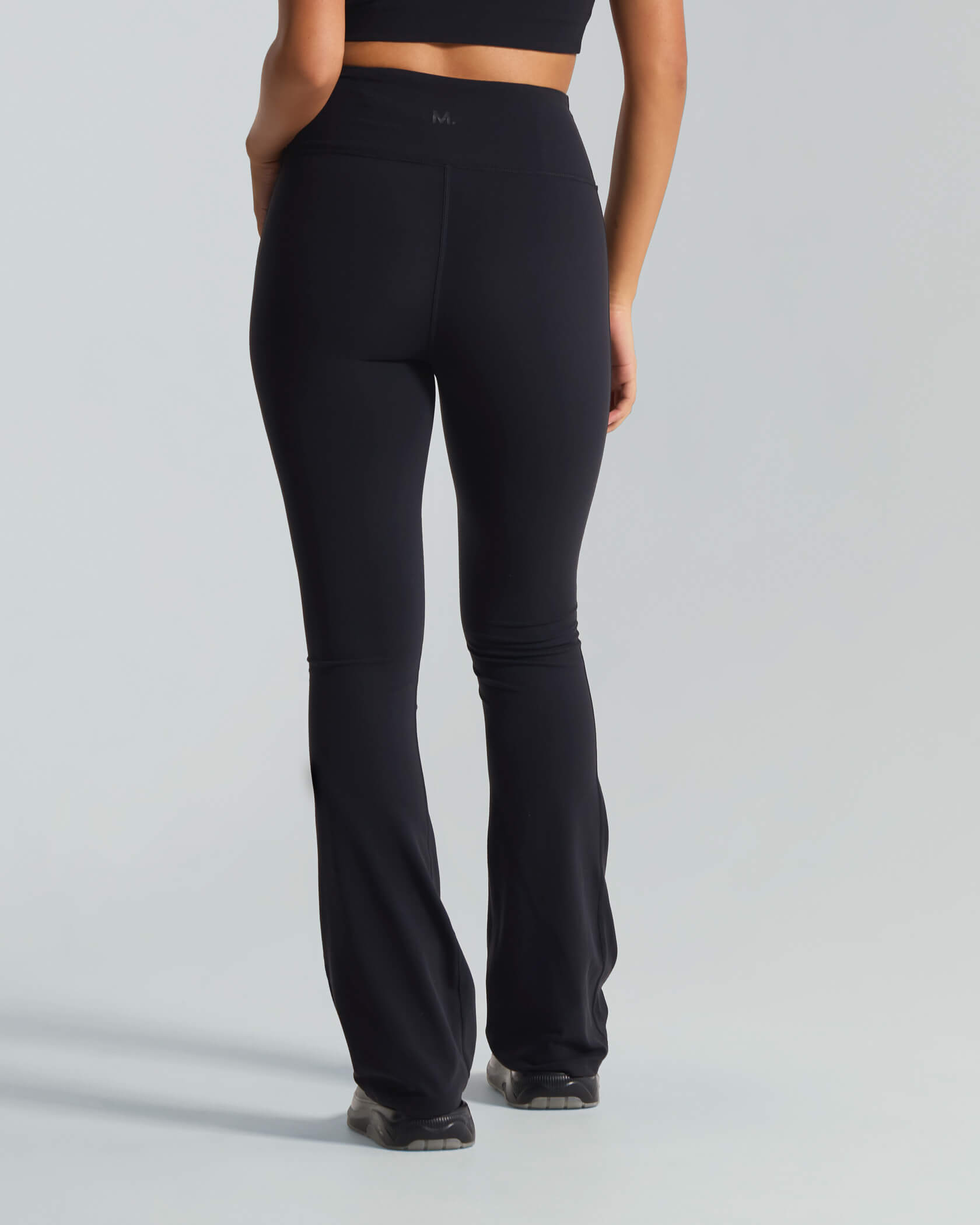 Women's Studio Wide Leg Leggings |Black| back